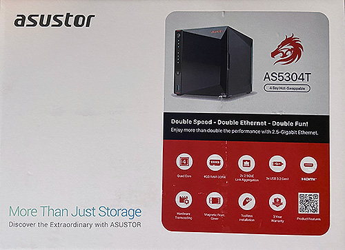 Asustor AS5304T box