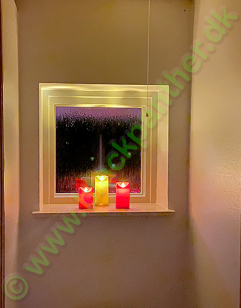 LED lights in my bathroom window