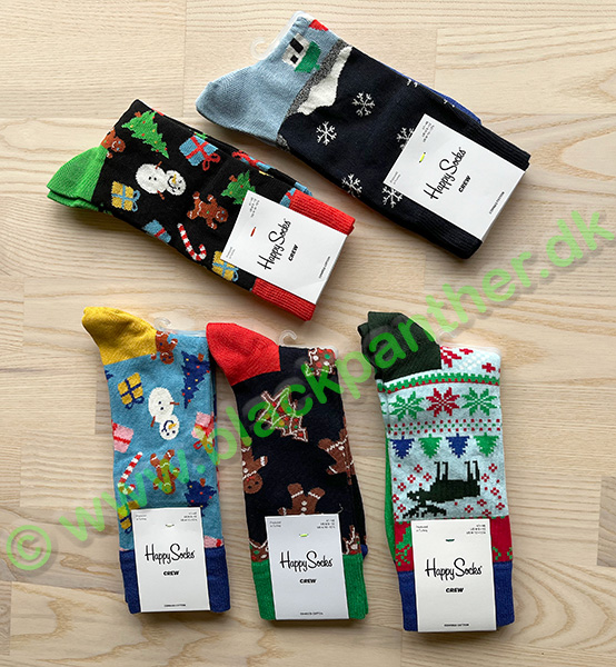 Socks with christmas motives